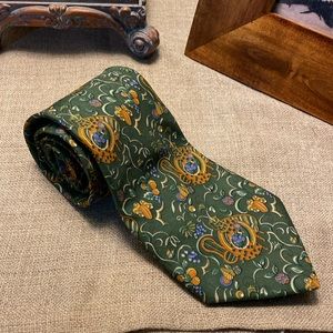 Salvatore Ferragamo vintage silk tie
